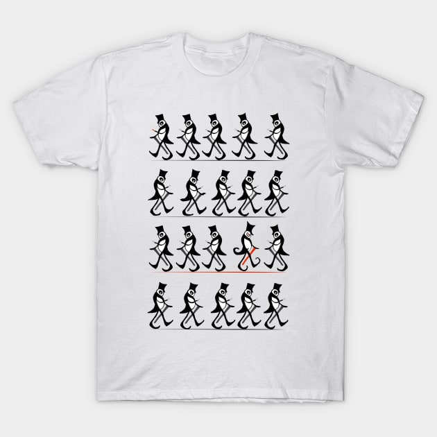 Walk This Way T-Shirt by BenCowanArt